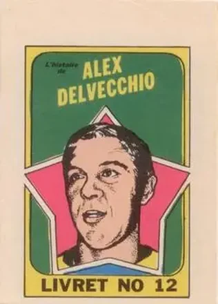 1971-72 O-Pee-Chee #12 Booklets French Alex Delvecchio