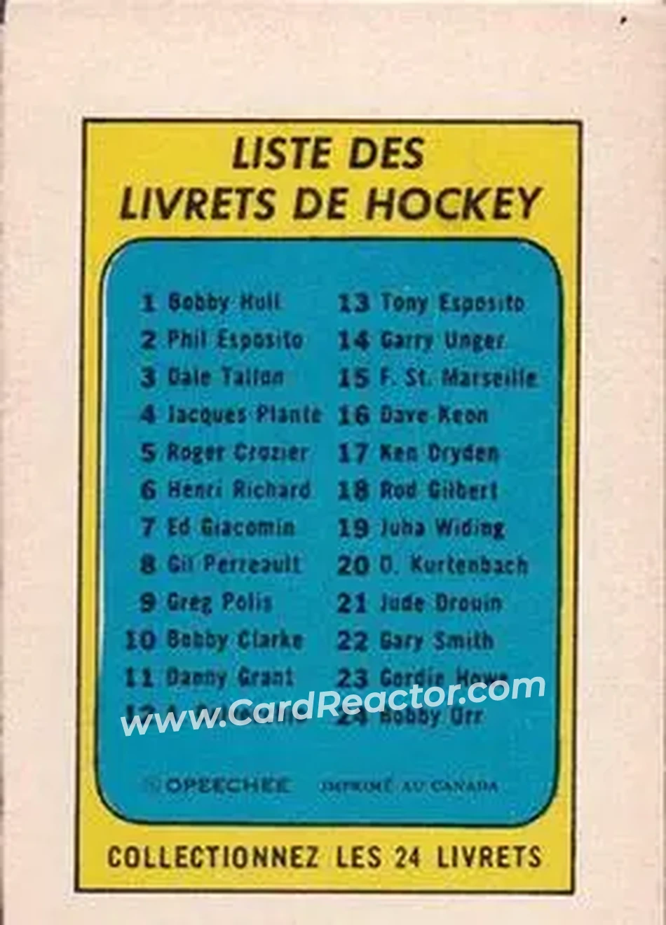 Back of Tony Esposito