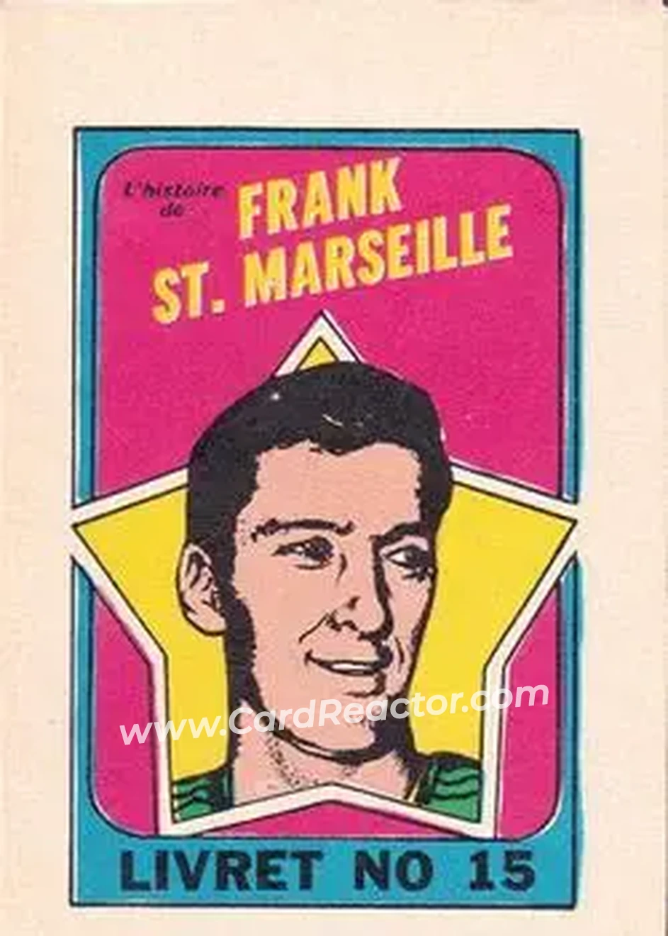 1971-72 O-Pee-Chee #15 Booklets French Frank St. Marseille