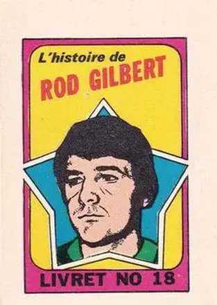 1971-72 O-Pee-Chee #18 Booklets French Rod Gilbert