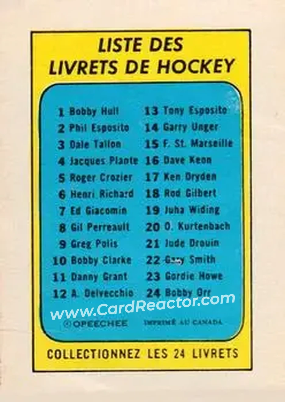 Back of Bobby Orr