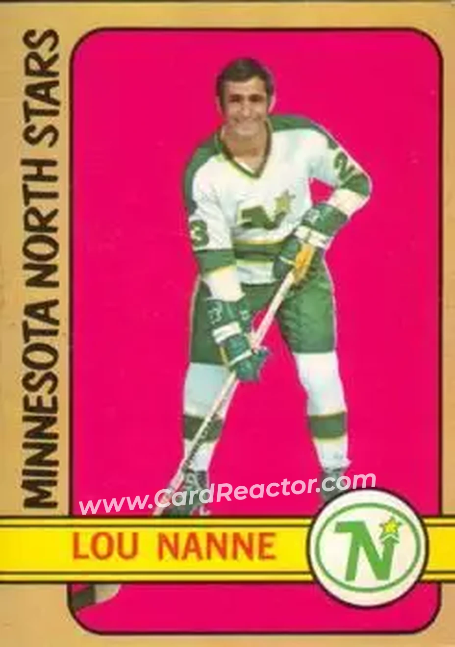 Front of Lou Nanne