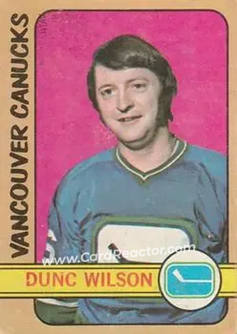Front of Dunc Wilson
