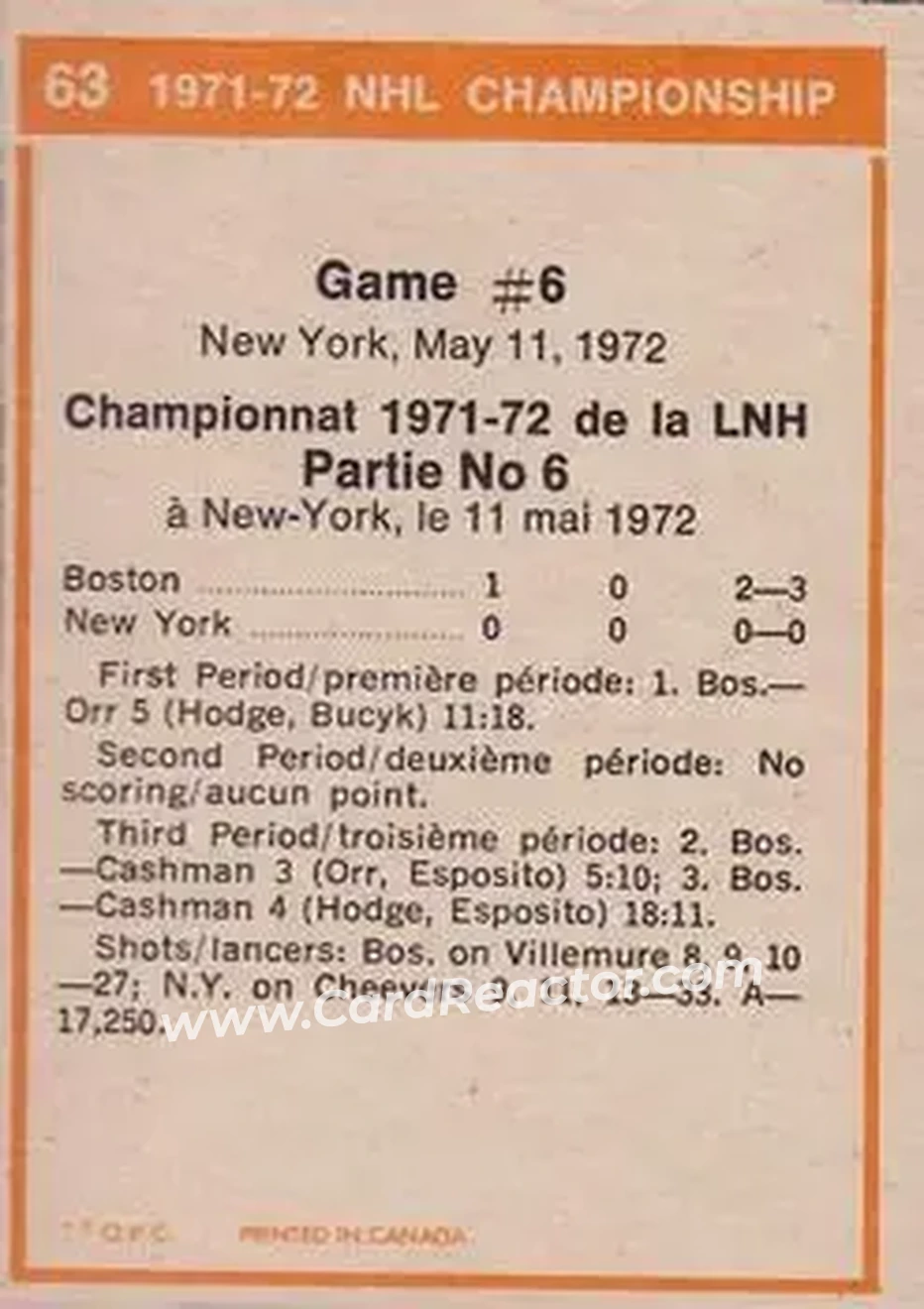 Back of Card #63