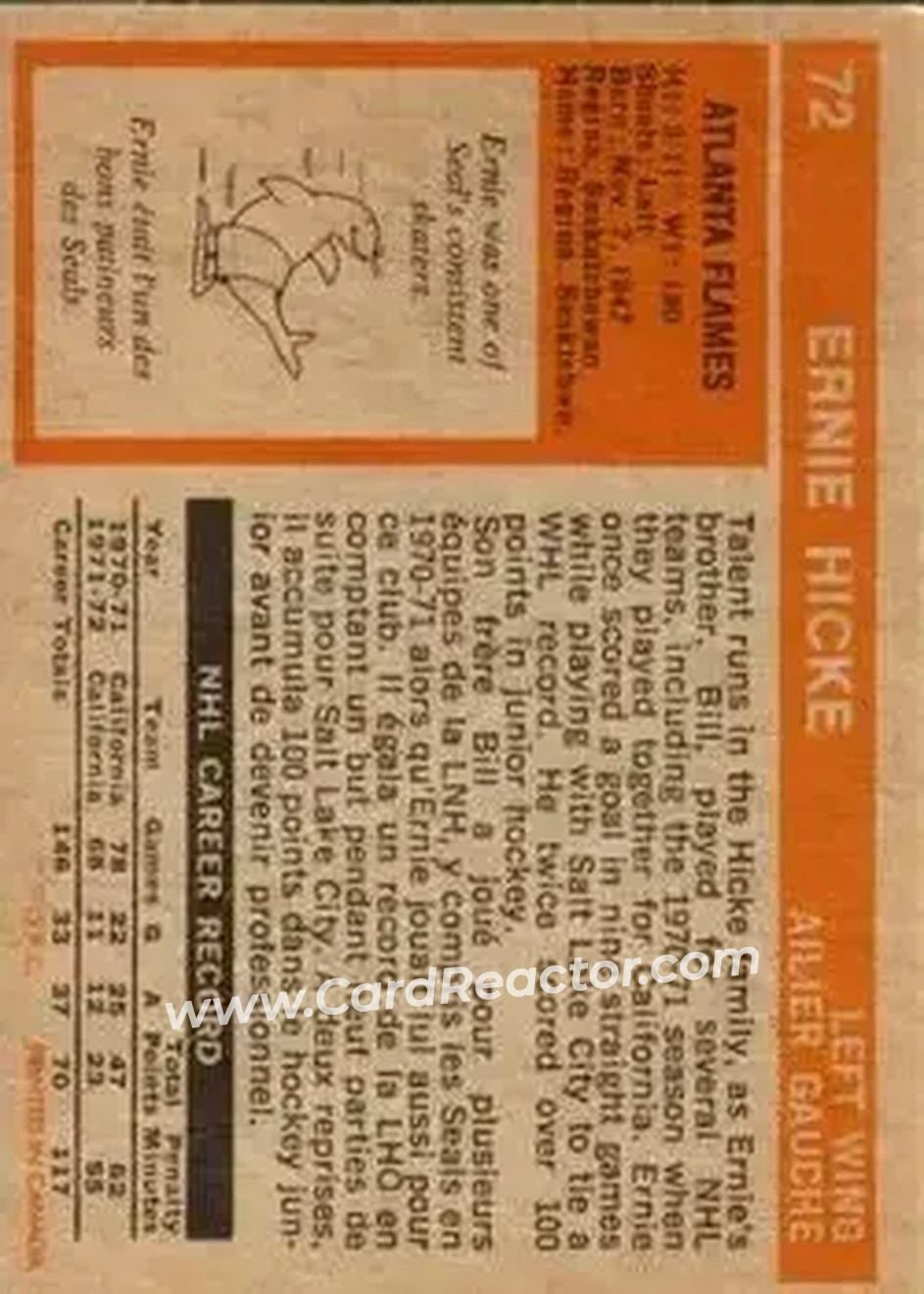 Back of Ernie Hicke