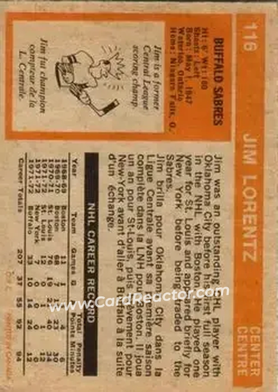 Back of Jim Lorentz