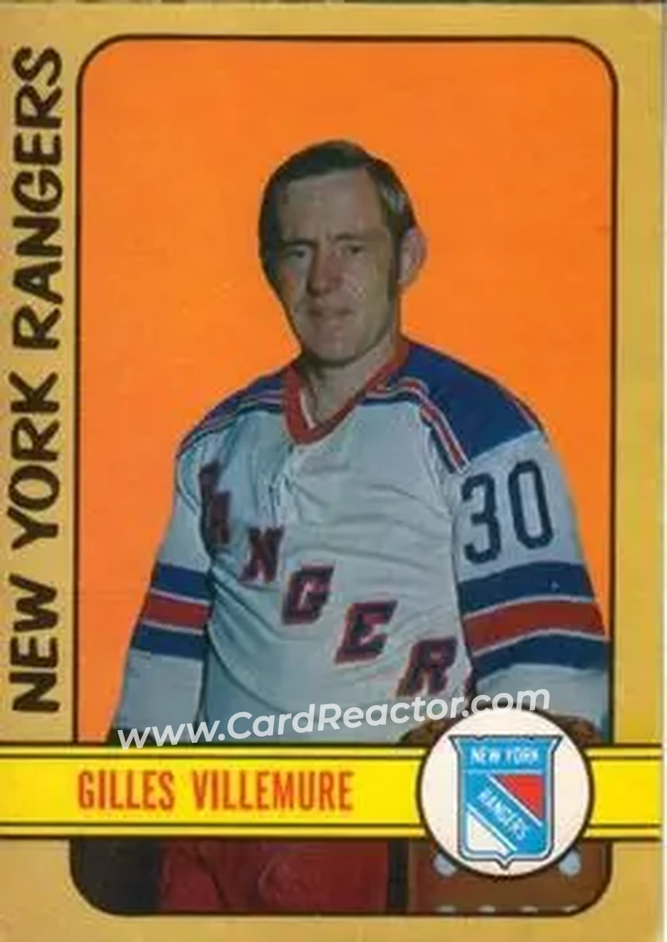 1972-73 O-Pee-Chee #132 Gilles Villemure