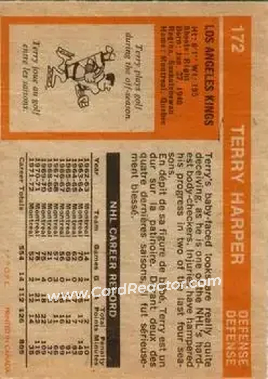 Back of Terry Harper