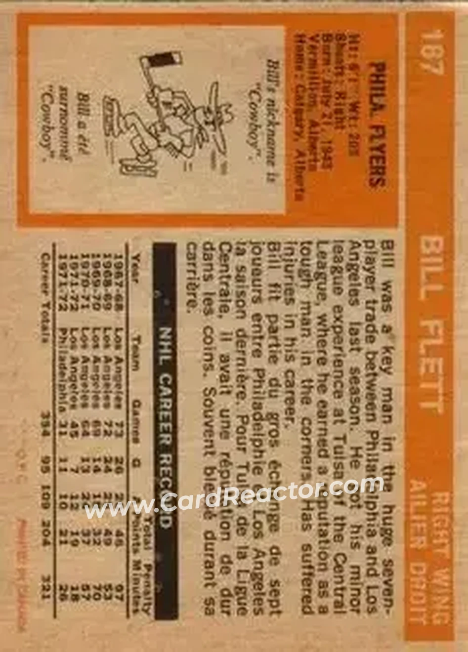 Back of Bill Flett