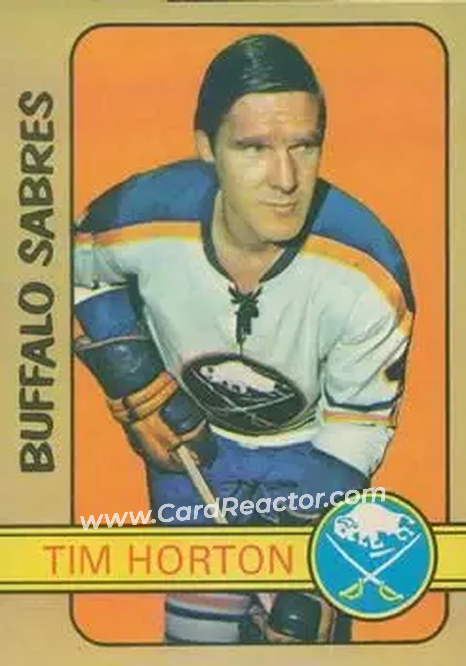 1972-73 O-Pee-Chee #197 Tim Horton