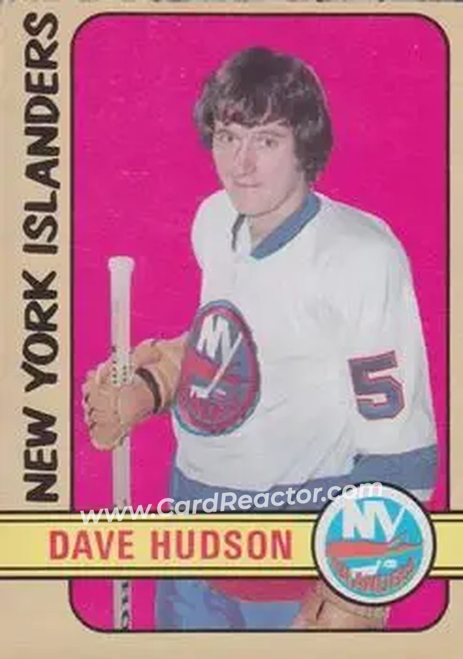 Front of Dave Hudson