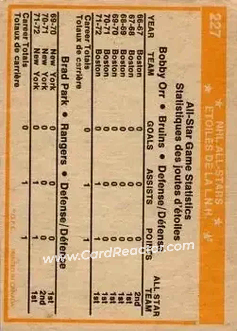 Back of Card #227
