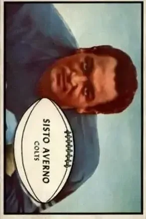 1953 Bowman #8 Sisto Averno