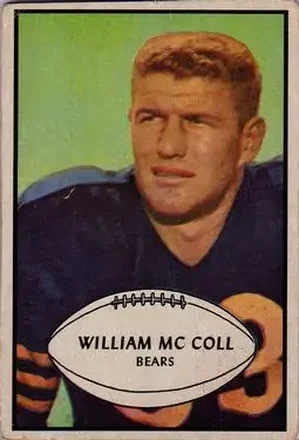 1953 Bowman #12 Bill McColl