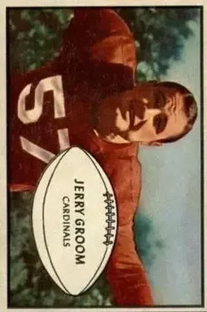 1953 Bowman #13 Jerry Groom