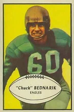 1953 Bowman #24 Chuck Bednarik