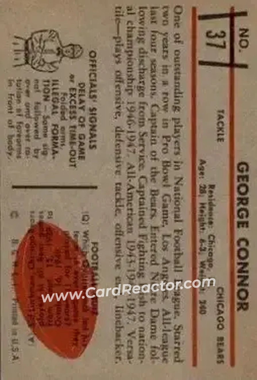 Back of George Connor
