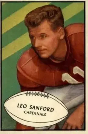 1953 Bowman #39 Leo Sanford