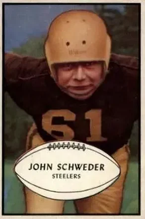 1953 Bowman #41 John Schweder