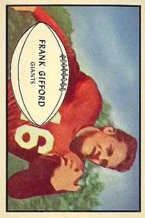 1953 Bowman #43 Frank Gifford