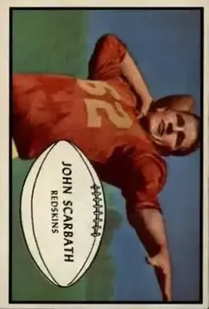 1953 Bowman #50 Jack Scarbath