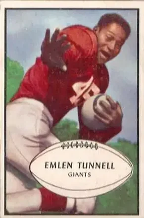 1953 Bowman #53 Em Tunnell