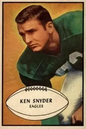 1953 Bowman #55 Ken Snyder