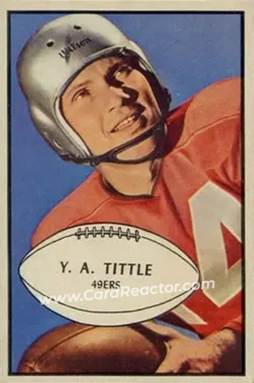 Front of Y.A. Tittle