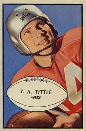 1953 Bowman #56 Y.A. Tittle