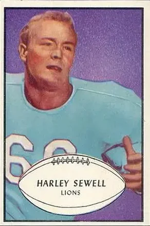 1953 Bowman #58 Harley Sewell