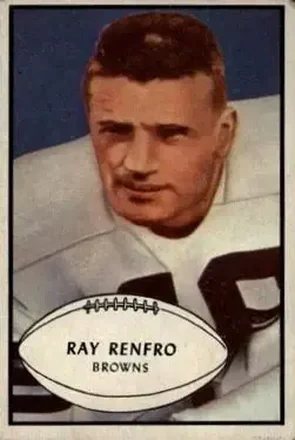 1953 Bowman #62 Ray Renfro