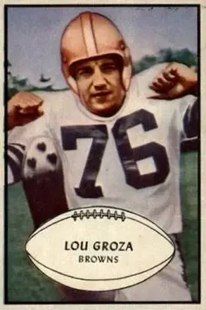 1953 Bowman #95 Lou Groza