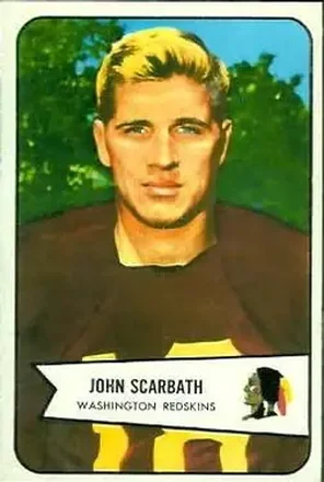 1954 Bowman #3 Jack Scarbath