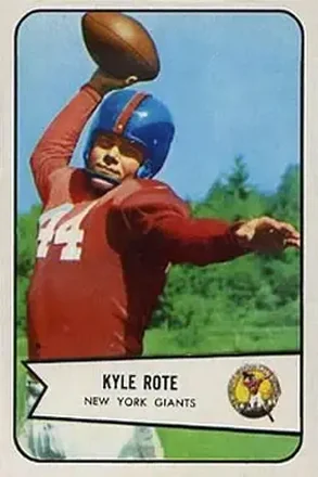 1954 Bowman #7 Kyle Rote