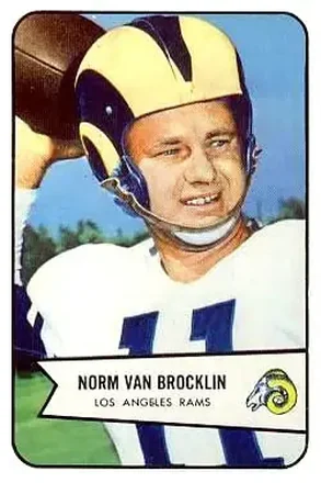1954 Bowman #8 Norm Van Brocklin