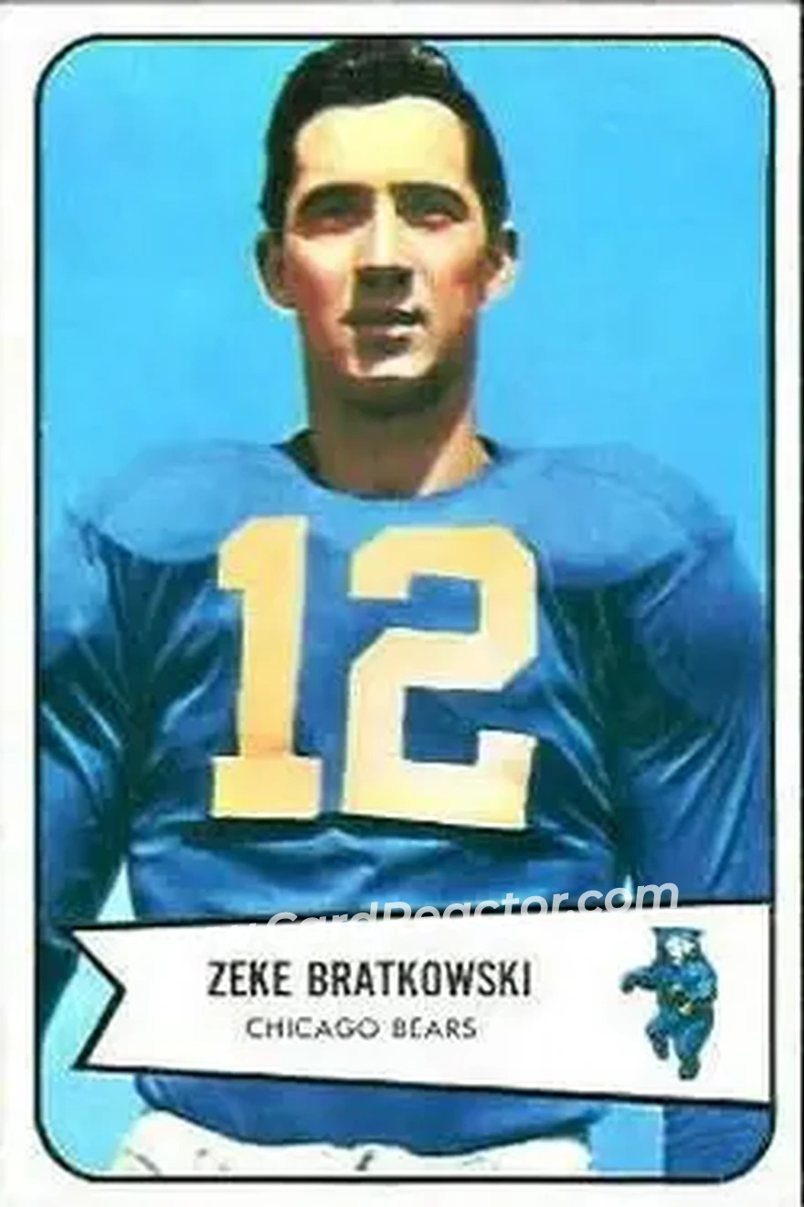 Front of Zeke Bratkowski
