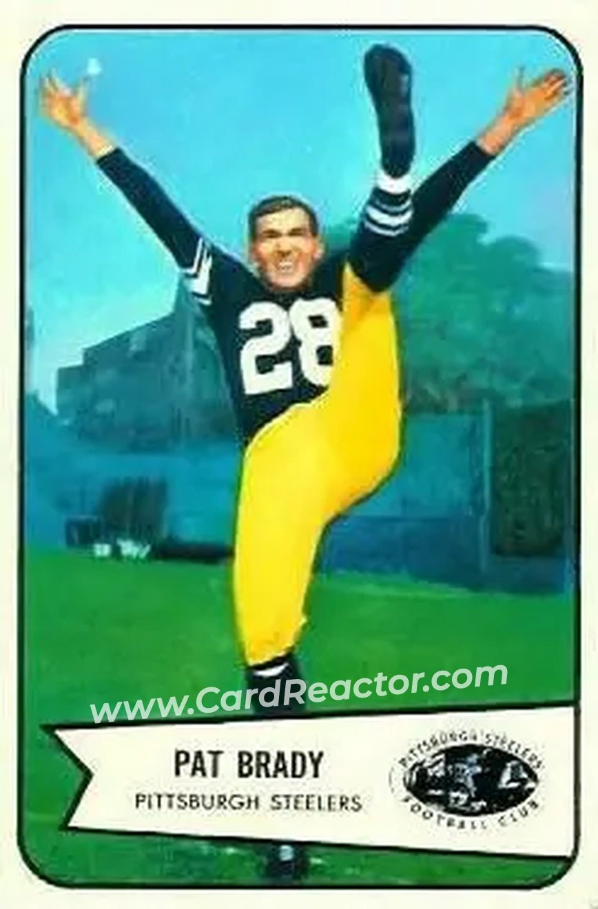 1954 Bowman #13 Pat Brady
