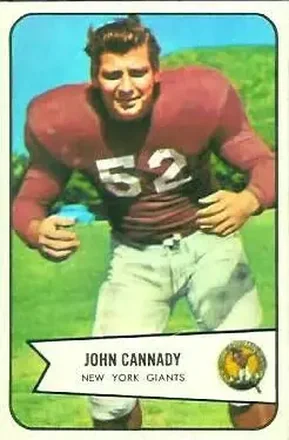 1954 Bowman #19 John Cannady