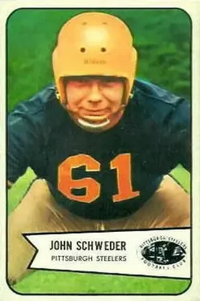 1954 Bowman #25 John Schweder