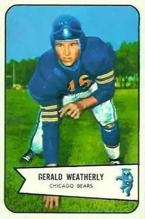 1954 Bowman #47 Gerald Weatherly