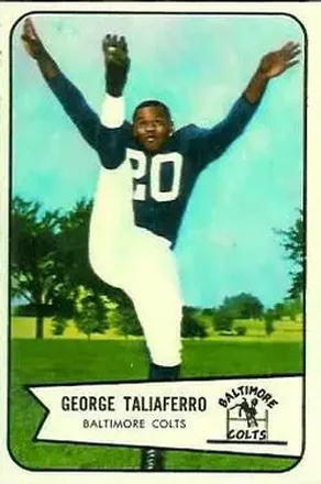 1954 Bowman #50 George Taliaferro