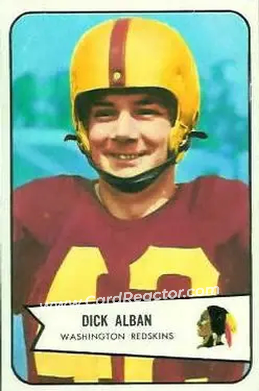 1954 Bowman #51 Dick Alban
