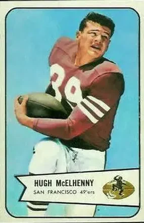 1954 Bowman #54 Hugh McElhenny