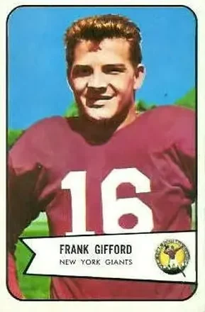 1954 Bowman #55 Frank Gifford