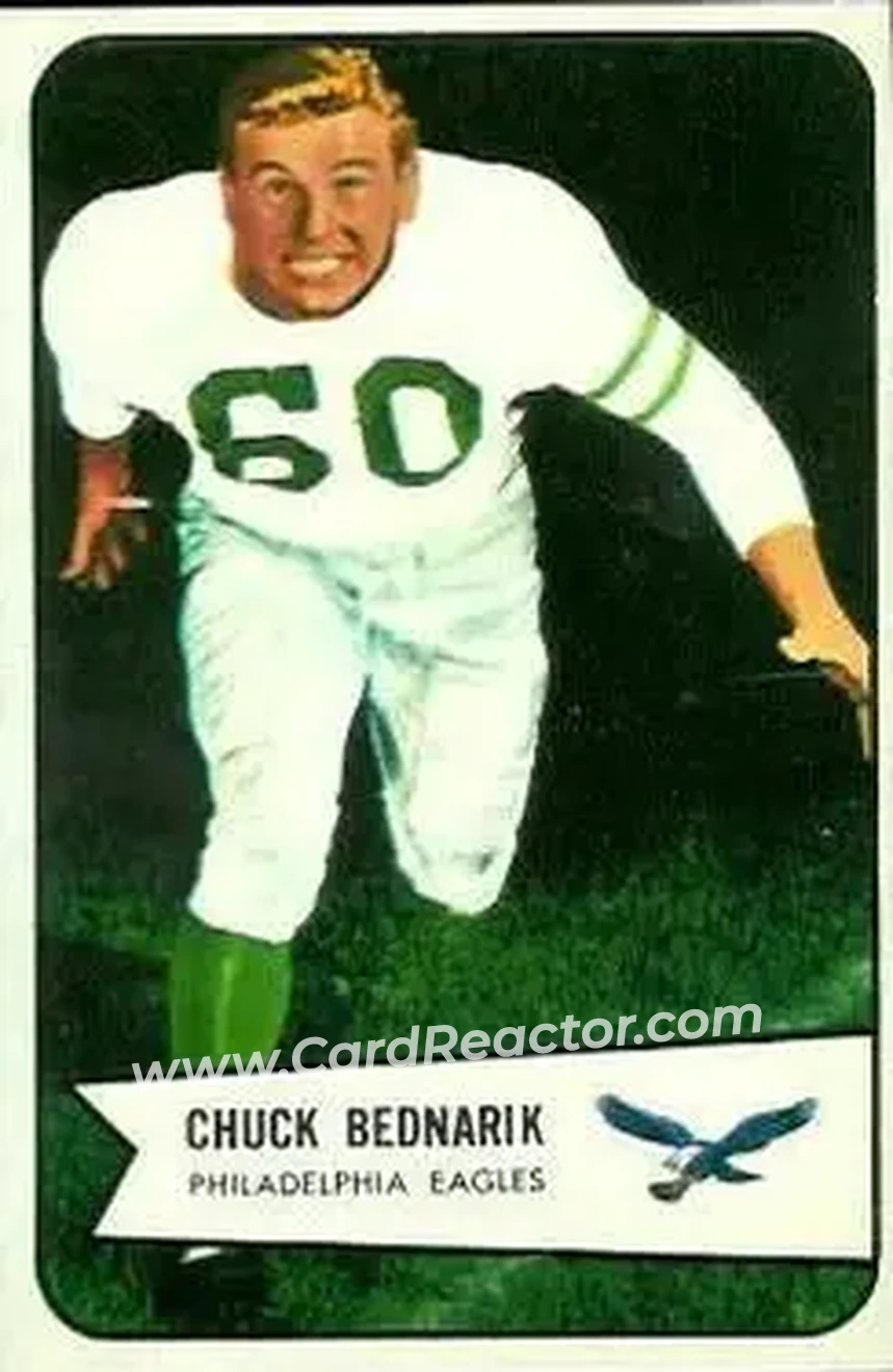 Front of Chuck Bednarik