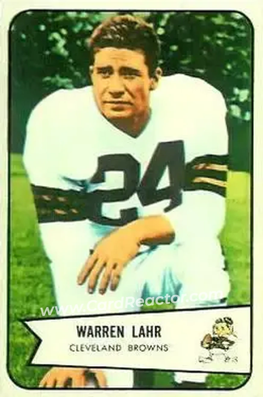 Front of Warren Lahr