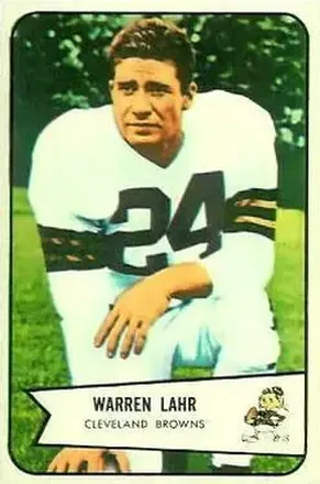 1954 Bowman #74 Warren Lahr