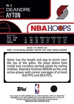 Back of Deandre Ayton