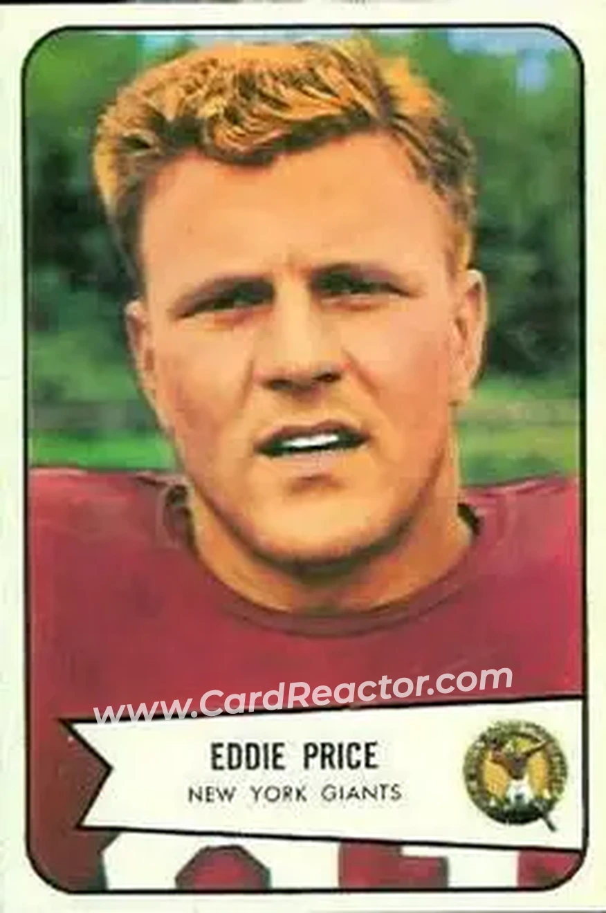 Front of Eddie Price