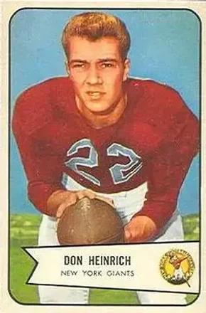 1954 Bowman #92 Don Heinrich